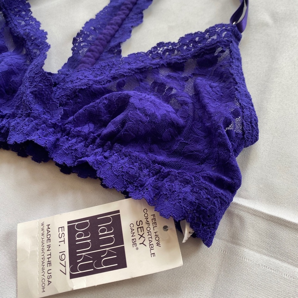 NWT-Hanky Panky Lace Bralette XS